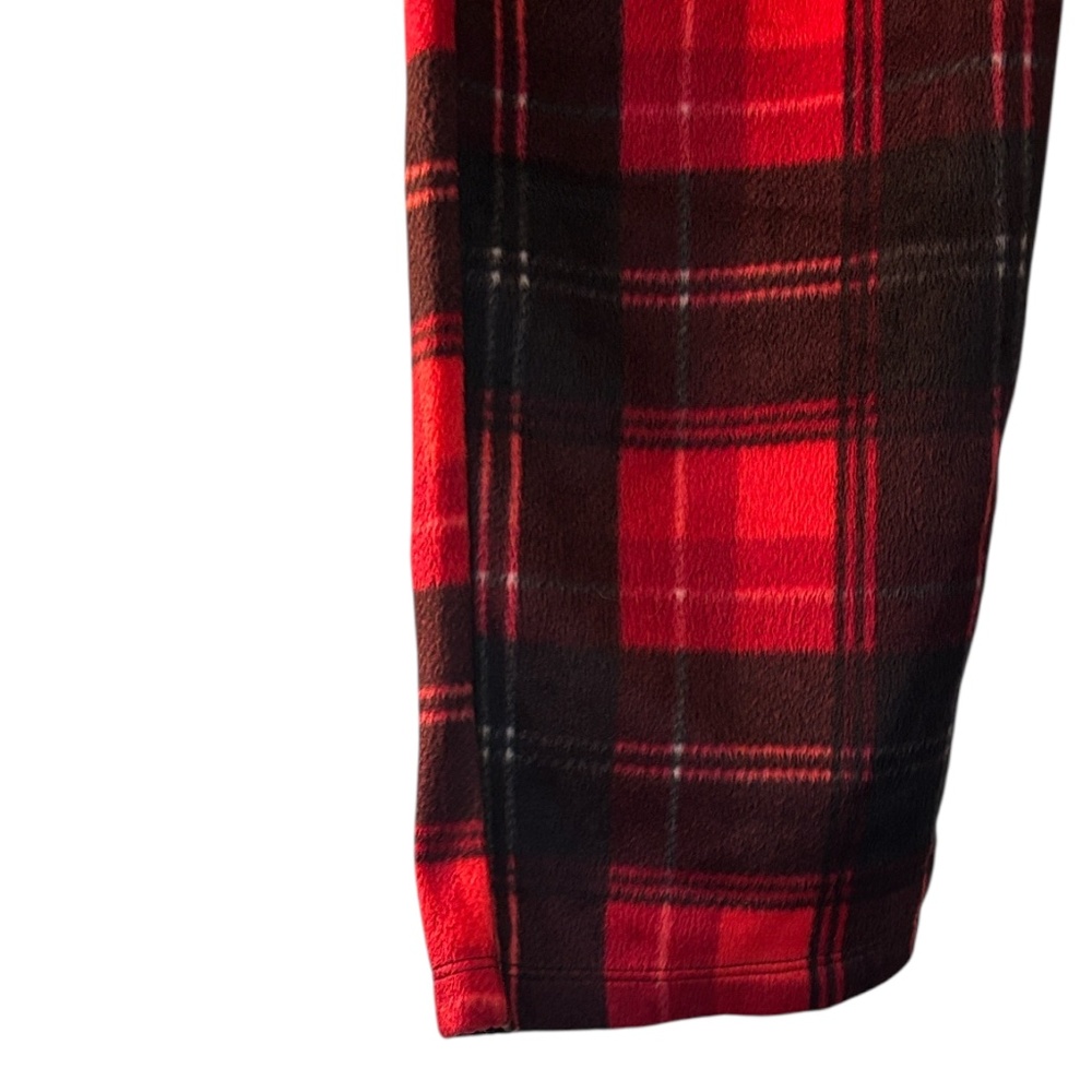 Cuddl Duds Red and Black Plaid Pants - Picture 9 of 10
